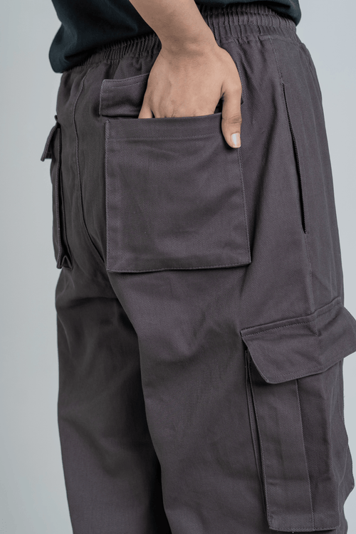 Load image 3 in gallery view. Mad Koffee Pants 6 pocket Cargos – Grey