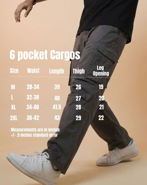Load image 4 in gallery view. Mad Koffee Pants 6 Pocket Cargos – Grey