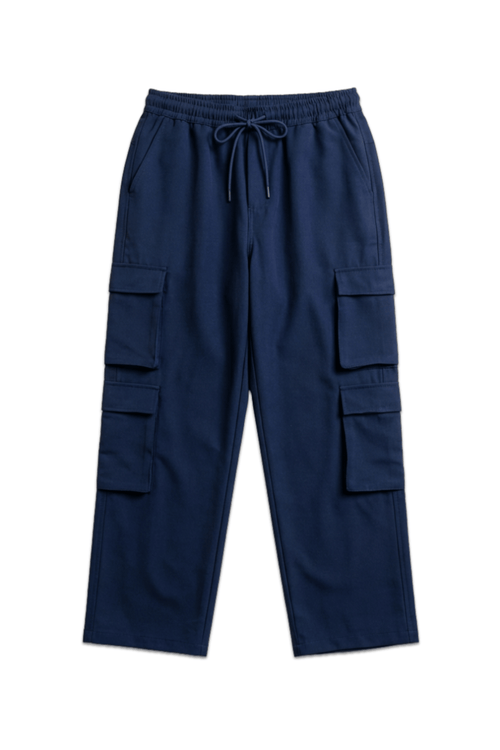 Load image 1 in gallery view. Mad Koffee Pants 8 Pocket Baggies – Blue Macchiato (Navy Blue)