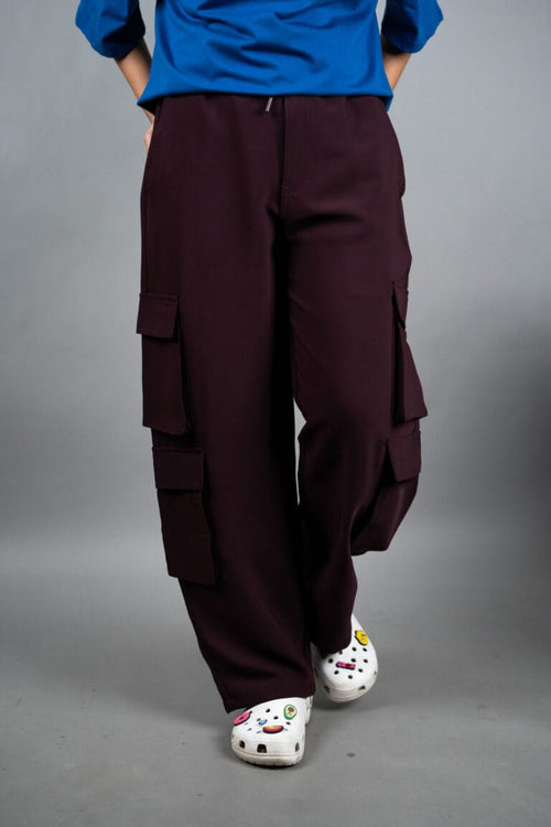 Load image 1 in gallery view. Mad Koffee Pants 8 Pocket Baggies – Dried Rose