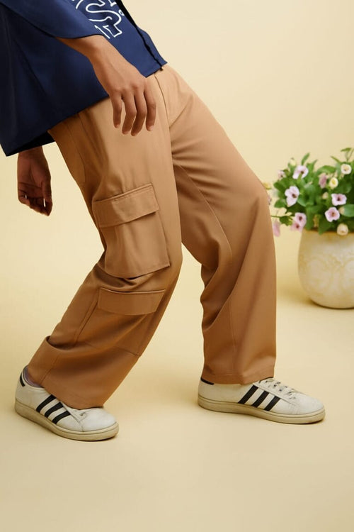 Load image 1 in gallery view. Mad Koffee Pants 8 Pocket Baggies – Khaki (LIGHTWEIGHT)