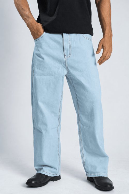 Load image 2 in gallery view. Mad Koffee Pants Mad Denim – Light Blue