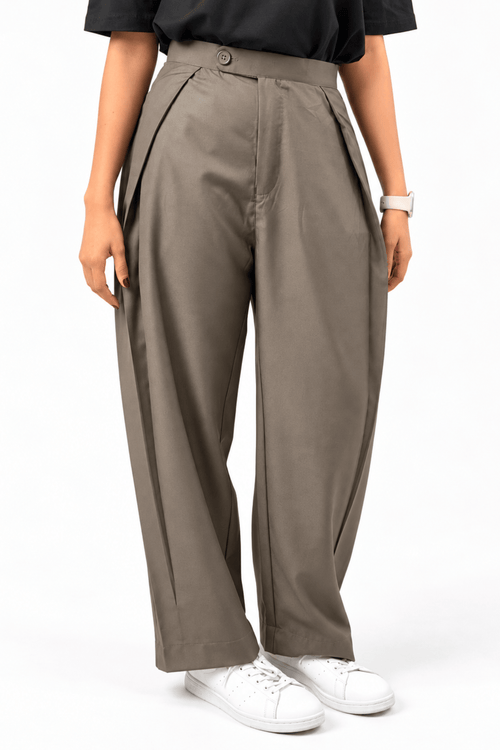 Load image 1 in gallery view. Mad Koffee Pants Pleated Balloon Pant - Charcoal Slate