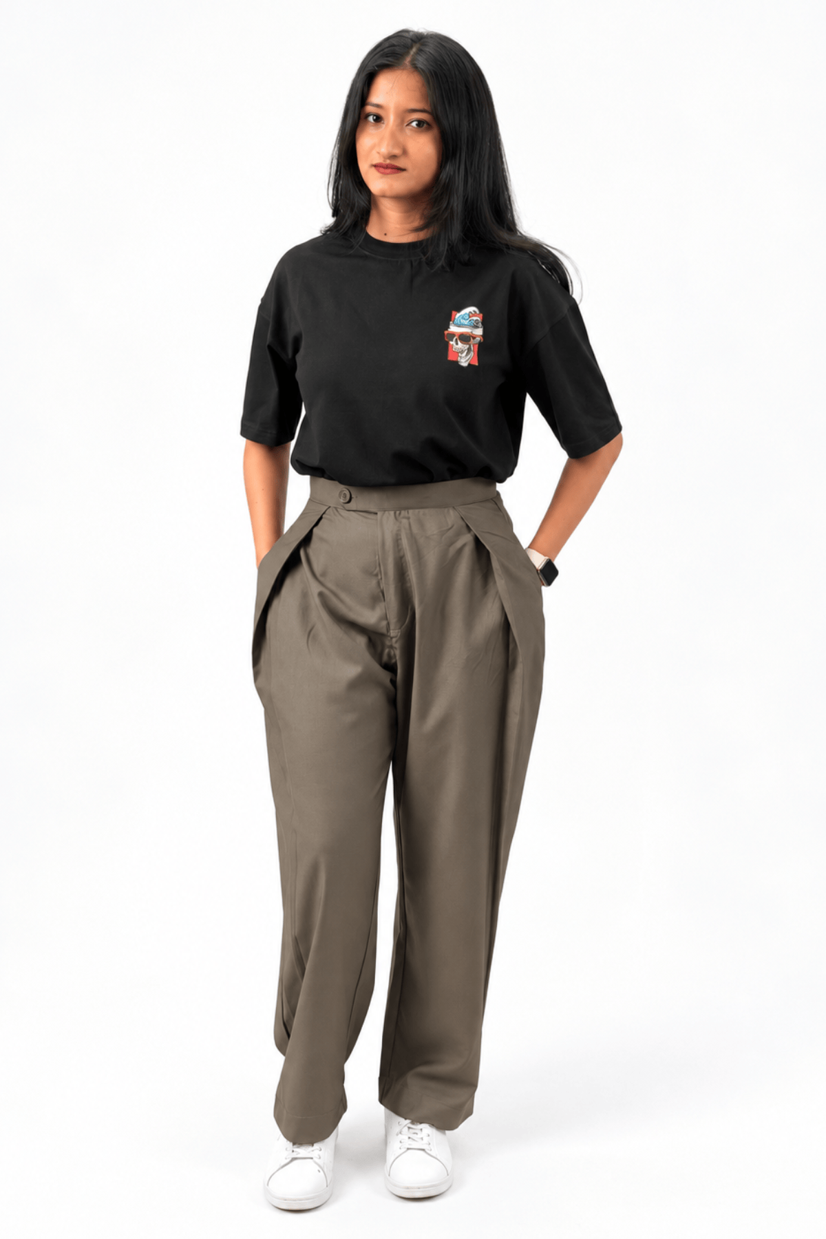 Mad Koffee Pants Pleated Balloon Pant - Charcoal Slate