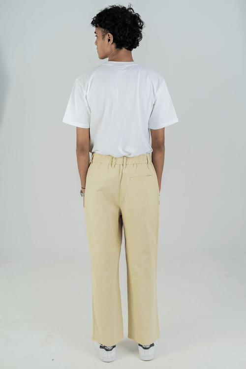 Load image 5 in gallery view. Mad Koffee Pants Remi Cotton Relaxed Fit Pant - Beige