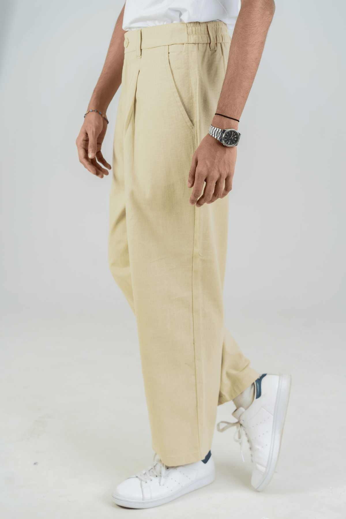 Mad Koffee Pants Remi Cotton Relaxed Fit Pant - Beige
