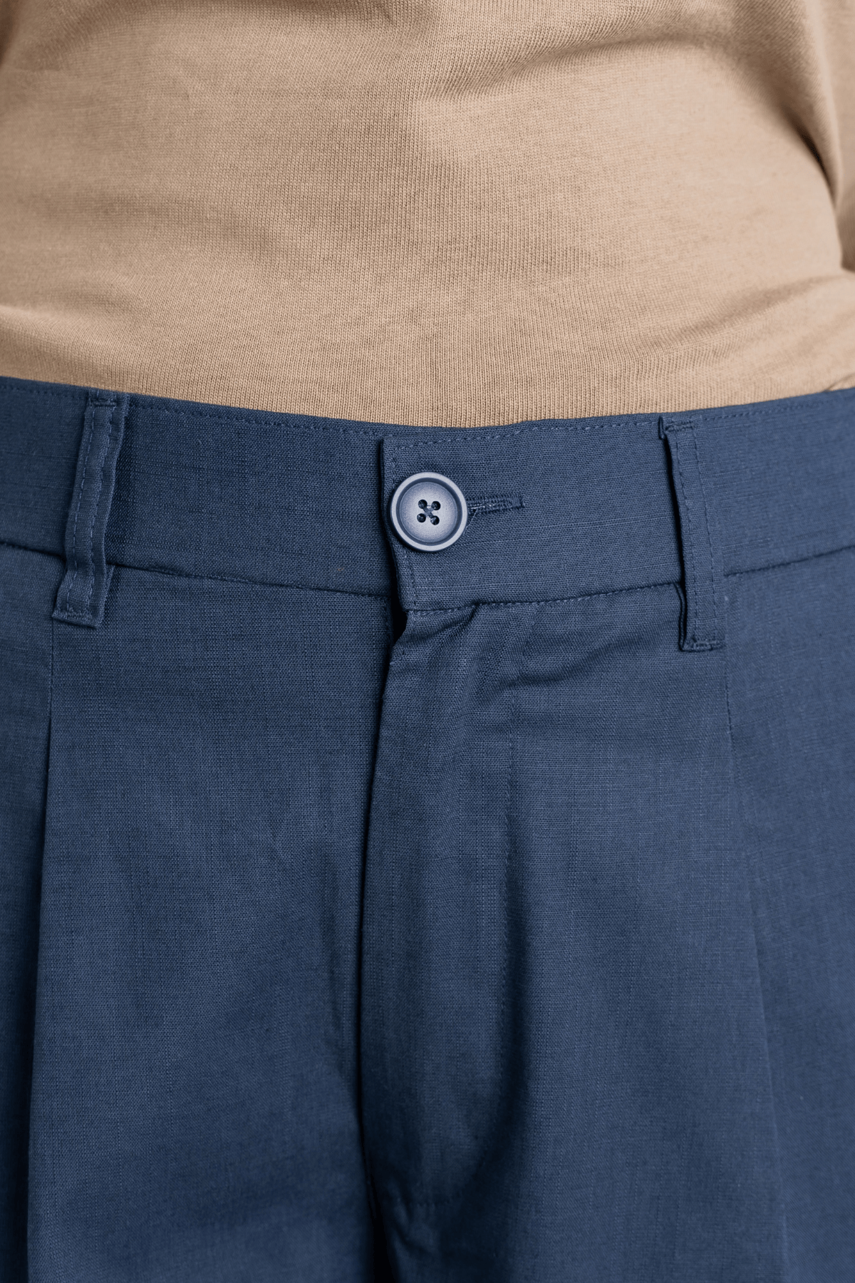 Mad Koffee Pants Remi Cotton Relaxed Fit Pant - Navy Blue