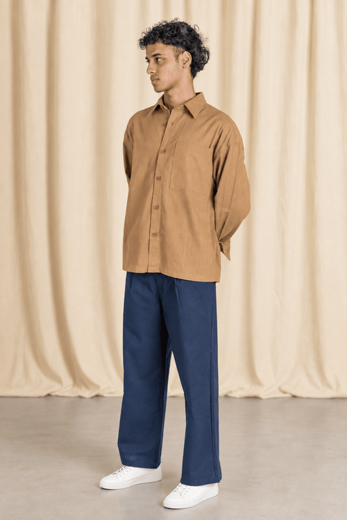 Load image 7 in gallery view. Mad Koffee Pants Remi Cotton Relaxed Fit Pant - Navy Blue