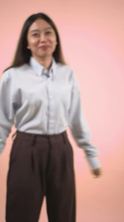 Load image 1 in gallery view. AirLight Button-down Shirts – Grey Striped