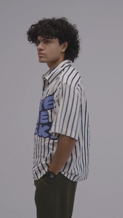 Load image 1 in gallery view. Remi Cotton Striped Shirt – Take The Risk