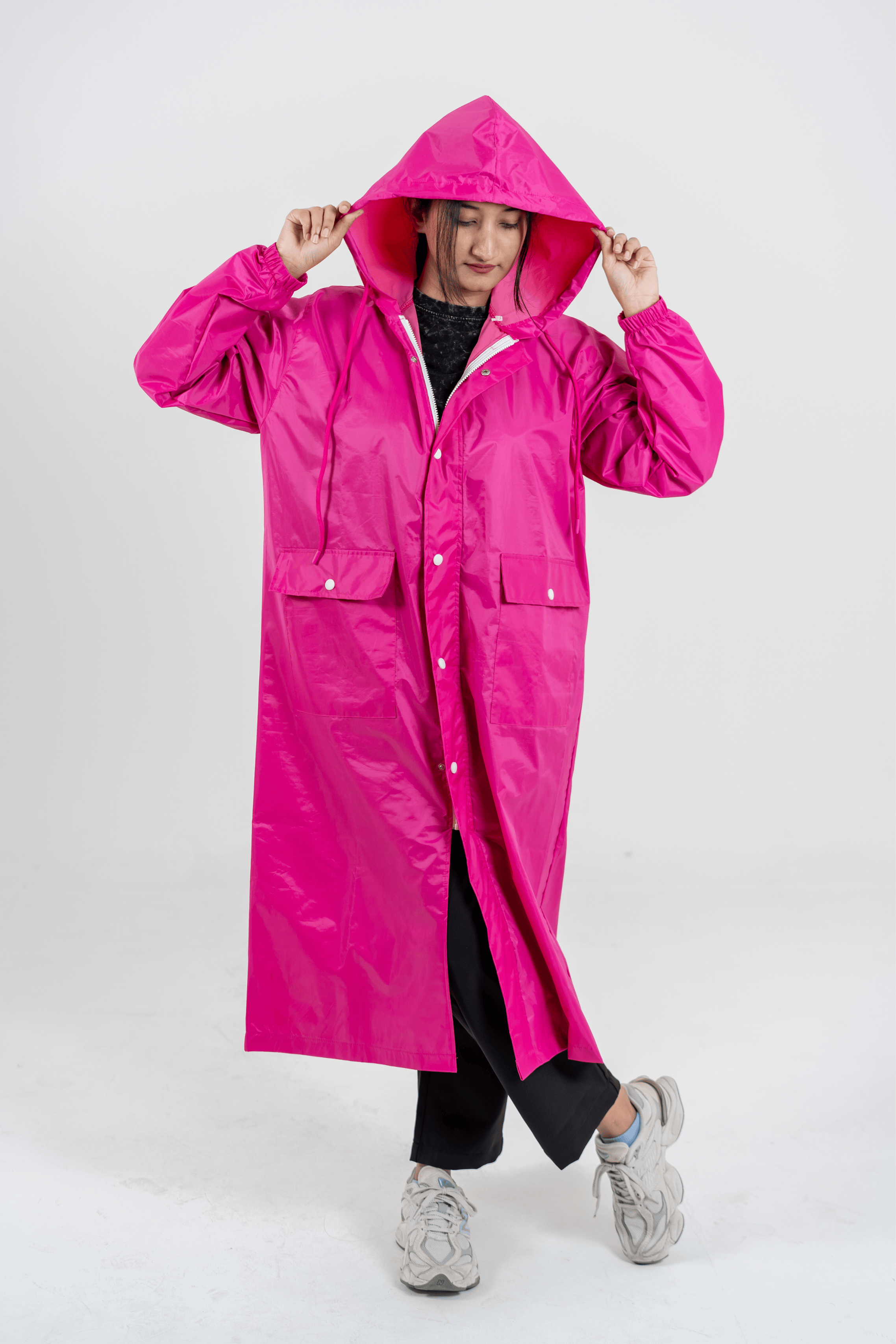 Mad Koffee Raincoat - Pink Storm