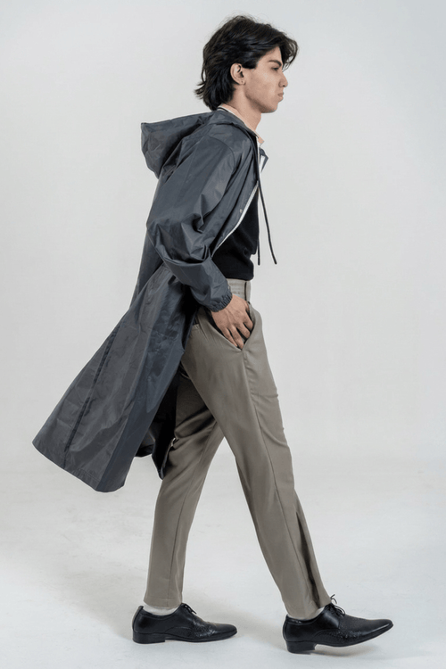 Load image 1 in gallery view. Mad Koffee Raincoat - Stormcloud