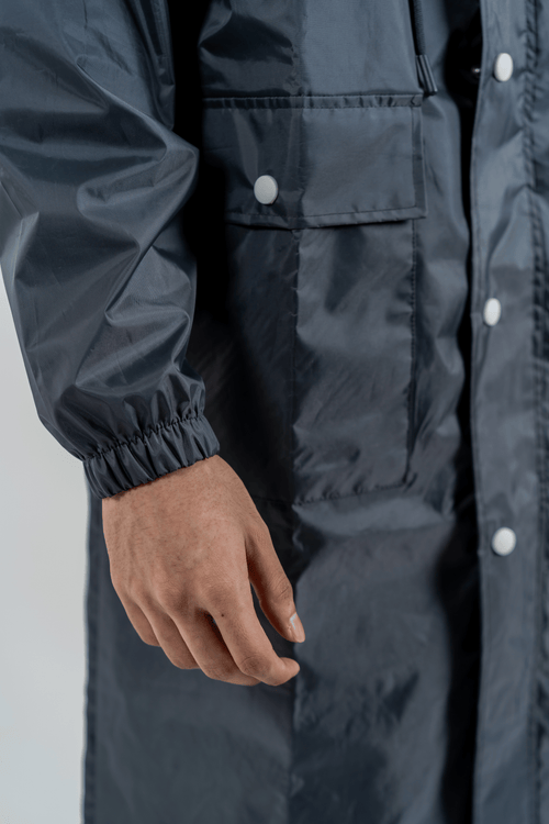 Load image 1 in gallery view. Mad Koffee Raincoat - Stormcloud