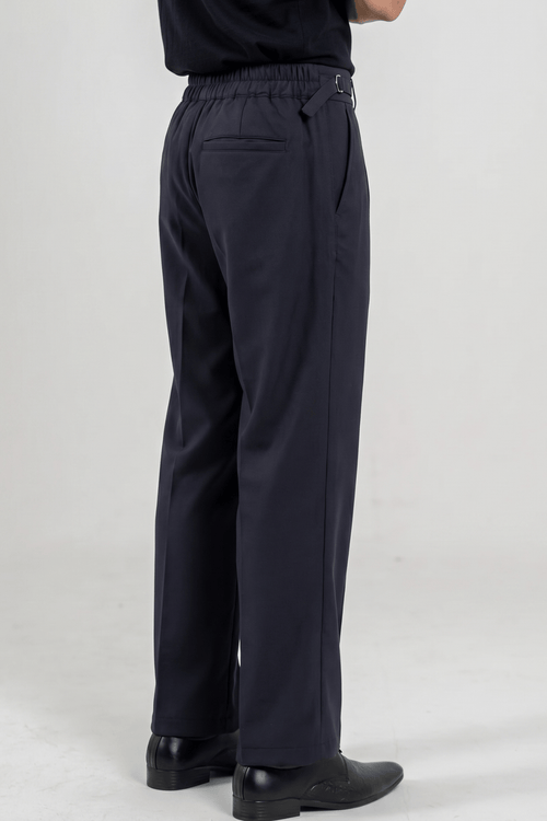 Load image 1 in gallery view. Mad Koffee Relaxed fit Bootcut Gurkha Pants - Black