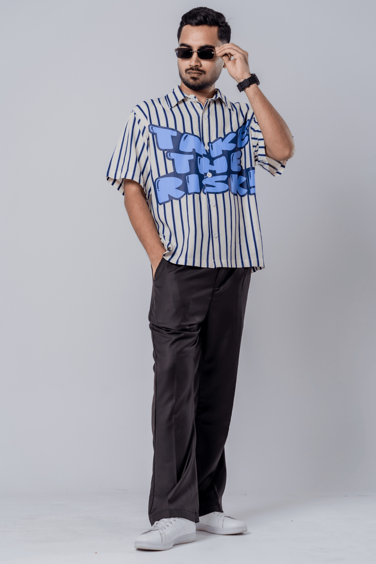Mad Koffee Remi Cotton Striped Shirt – Take The Risk