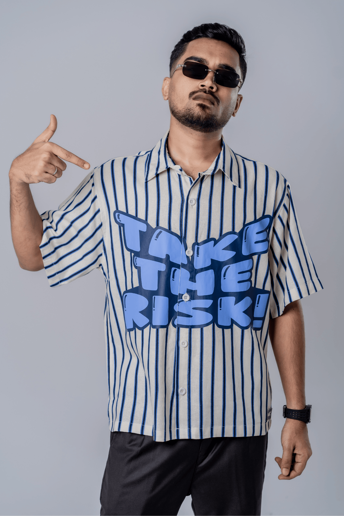 Mad Koffee Remi Cotton Striped Shirt – Take The Risk
