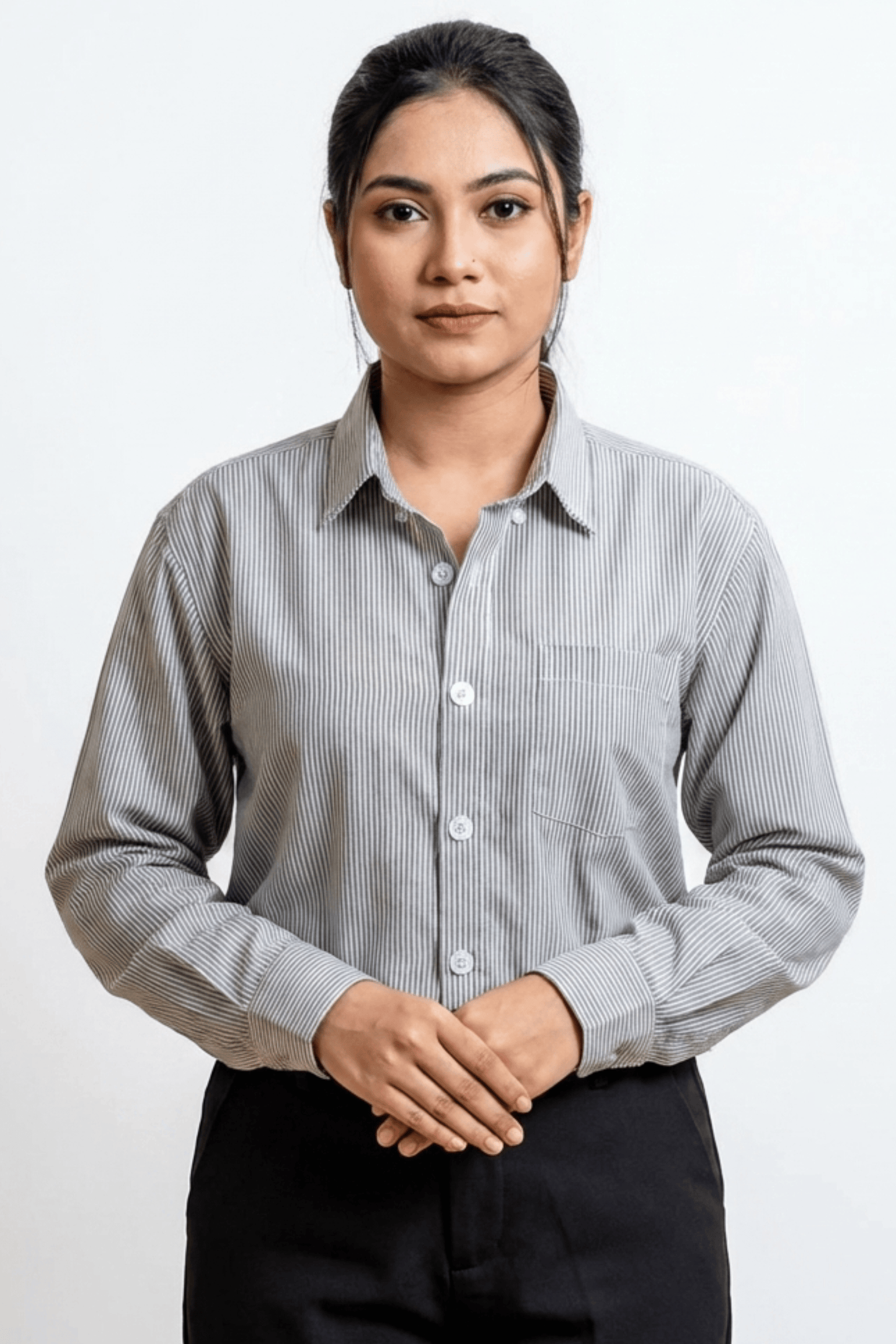 Mad Koffee Shirts AirLight Button-down Shirts – Grey Striped