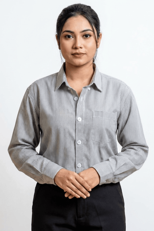 Load image 1 in gallery view. Mad Koffee Shirts AirLight Button-down Shirts – Grey Striped