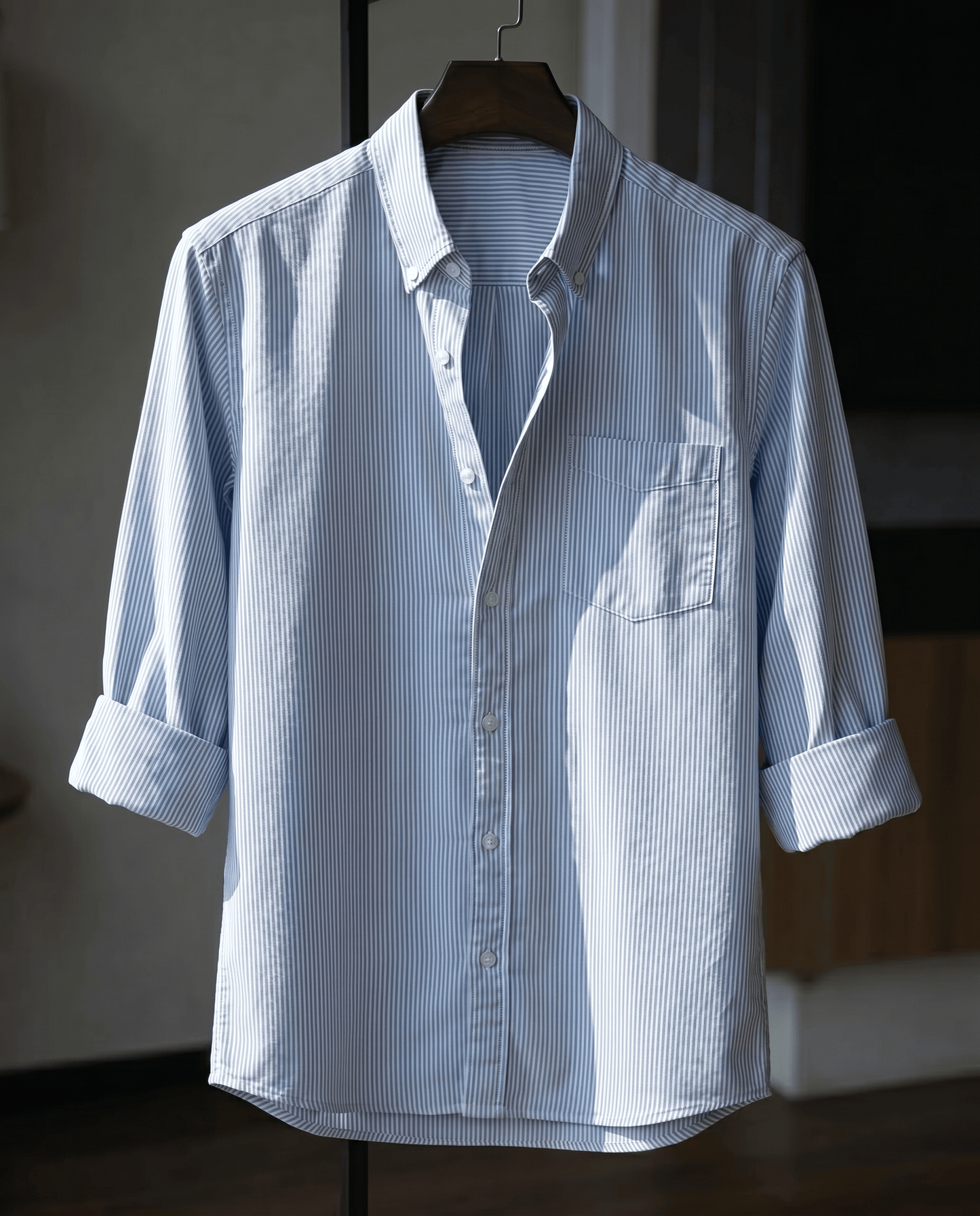 Mad Koffee Shirts AirLight Button-down Shirts – Light Blue Stripes