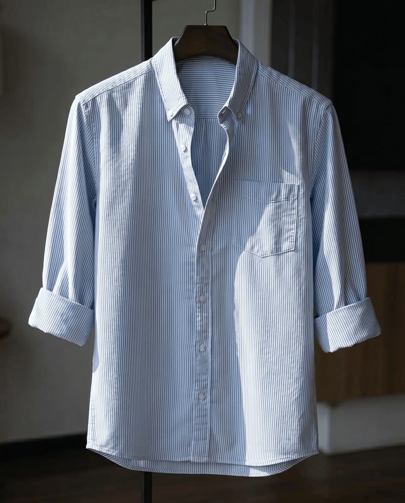 Mad Koffee Shirts AirLight Button-down Shirts – Light Blue Stripes