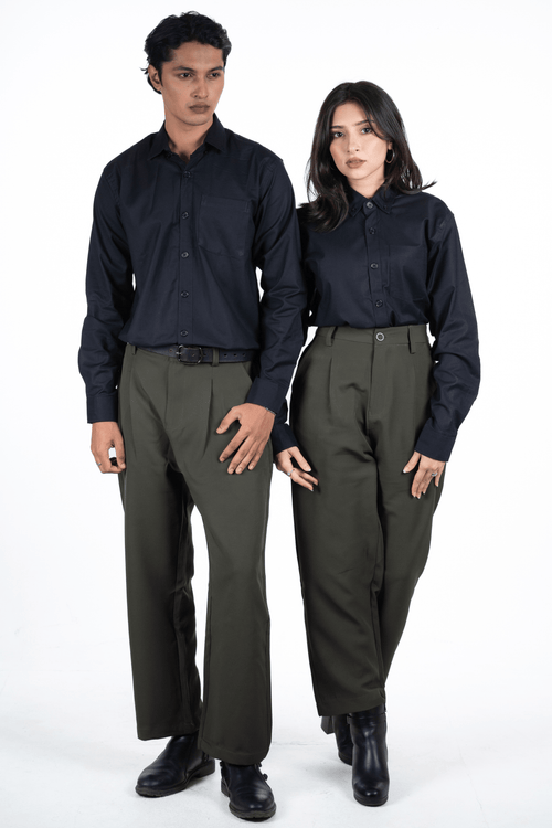 Load image 1 in gallery view. Mad Koffee Shirts Button-Down Oxford Shirt – Carbon Black