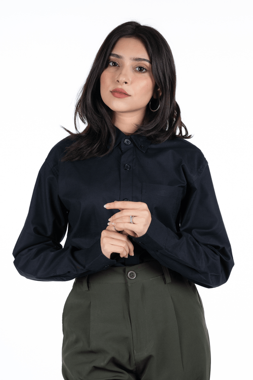 Load image 1 in gallery view. Mad Koffee Shirts Button-Down Oxford Shirt – Carbon Black