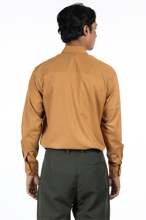 Load image 1 in gallery view. Mad Koffee Shirts Button-Down Oxford Shirt – Mocha Dust