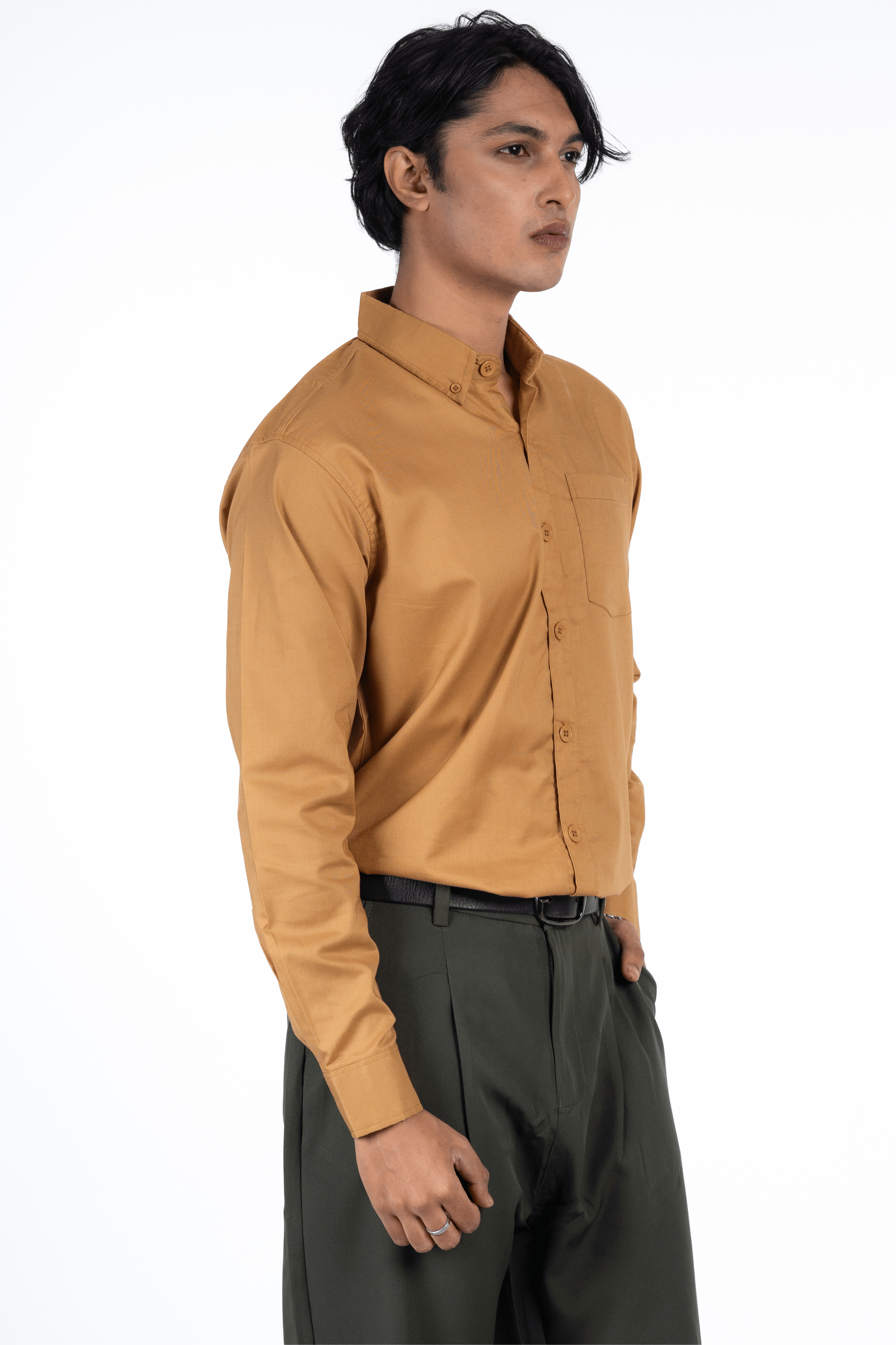 Mad Koffee Shirts Button-Down Oxford Shirt – Mocha Dust
