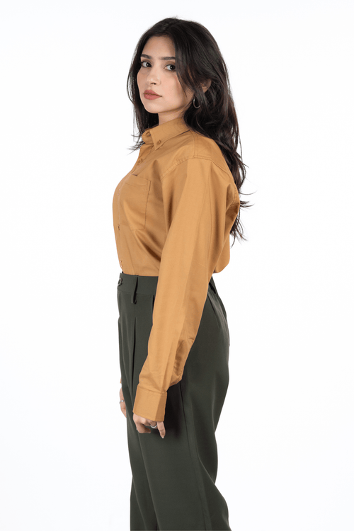 Load image 1 in gallery view. Mad Koffee Shirts Button-Down Oxford Shirt – Mocha Dust