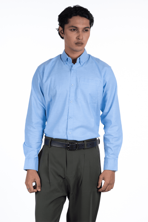 Load image 1 in gallery view. Mad Koffee Shirts Button-Down Oxford Shirt – Ocean Breeze