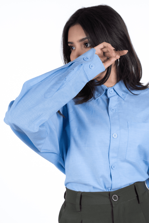 Load image 1 in gallery view. Mad Koffee Shirts Button-Down Oxford Shirt – Ocean Breeze