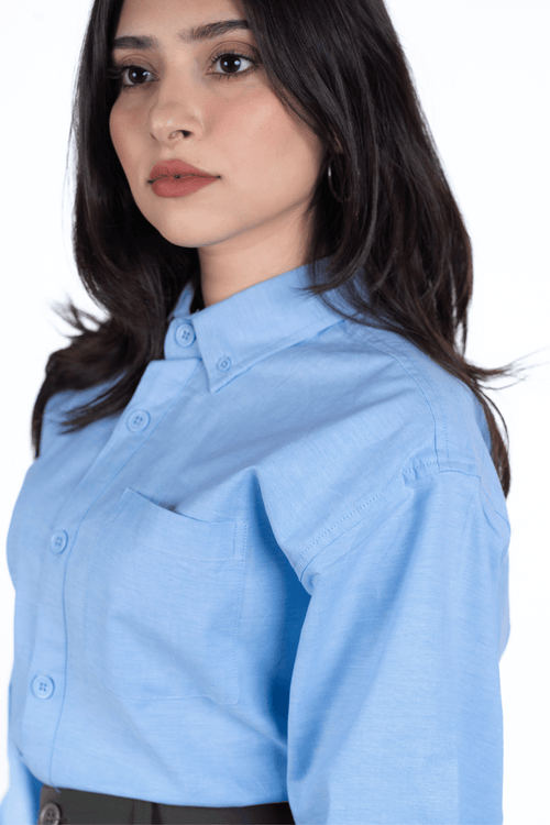 Load image 1 in gallery view. Mad Koffee Shirts Button-Down Oxford Shirt – Ocean Breeze