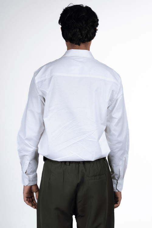 Load image 1 in gallery view. Mad Koffee Shirts Button-Down Oxford Shirt – Storm White