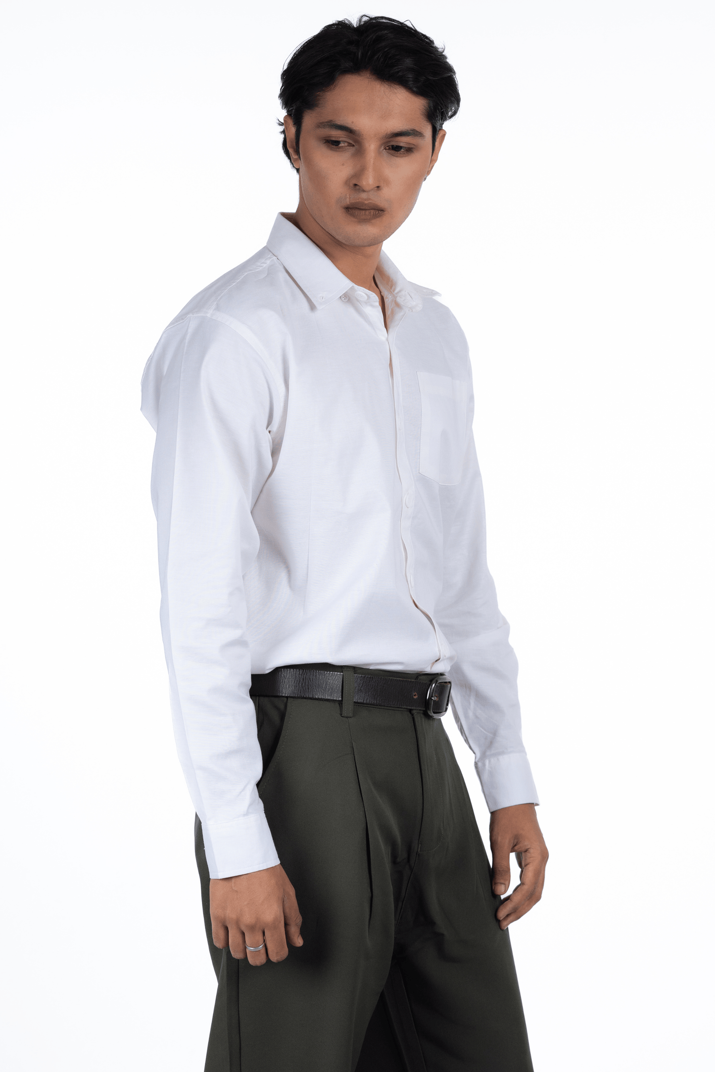 Mad Koffee Shirts Button-Down Oxford Shirt – Storm White