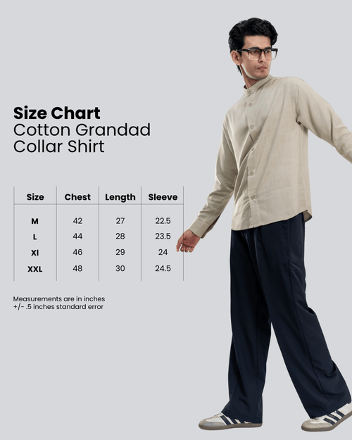 Load image 1 in gallery view. Mad Koffee Shirts Cotton Grandad Collar Shirt - Snow White