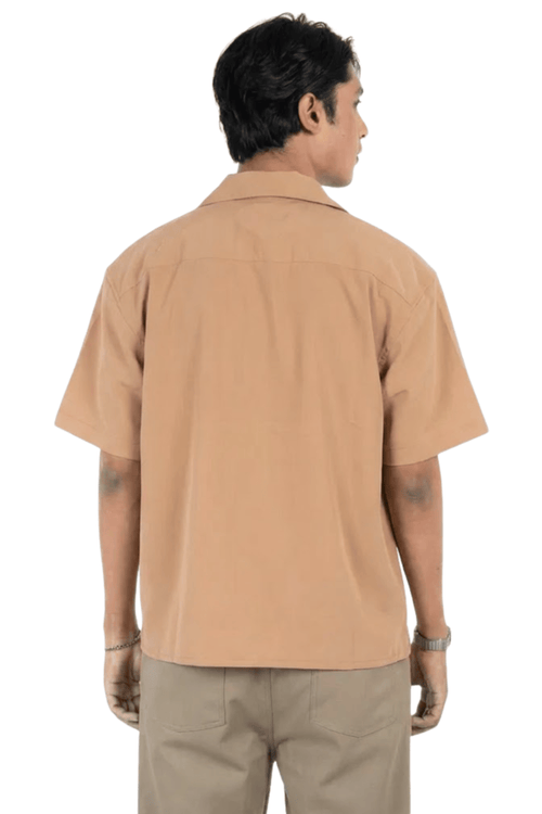 Load image 1 in gallery view. Mad Koffee Shirts Embroidery Cuban Shirts — Caramel Dust