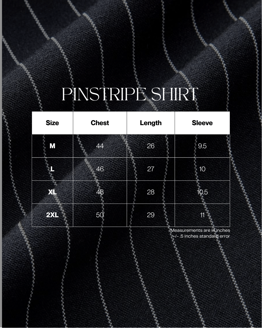 Mad Koffee Shirts Off-White Pinstripe