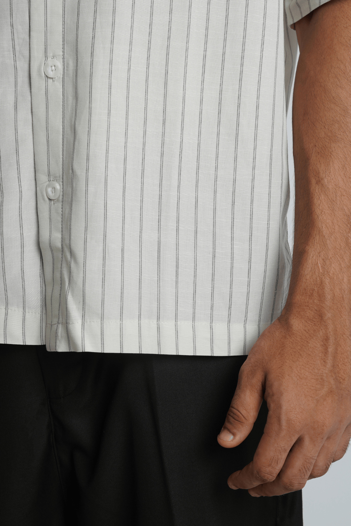 Mad Koffee Shirts Off-White Pinstripe