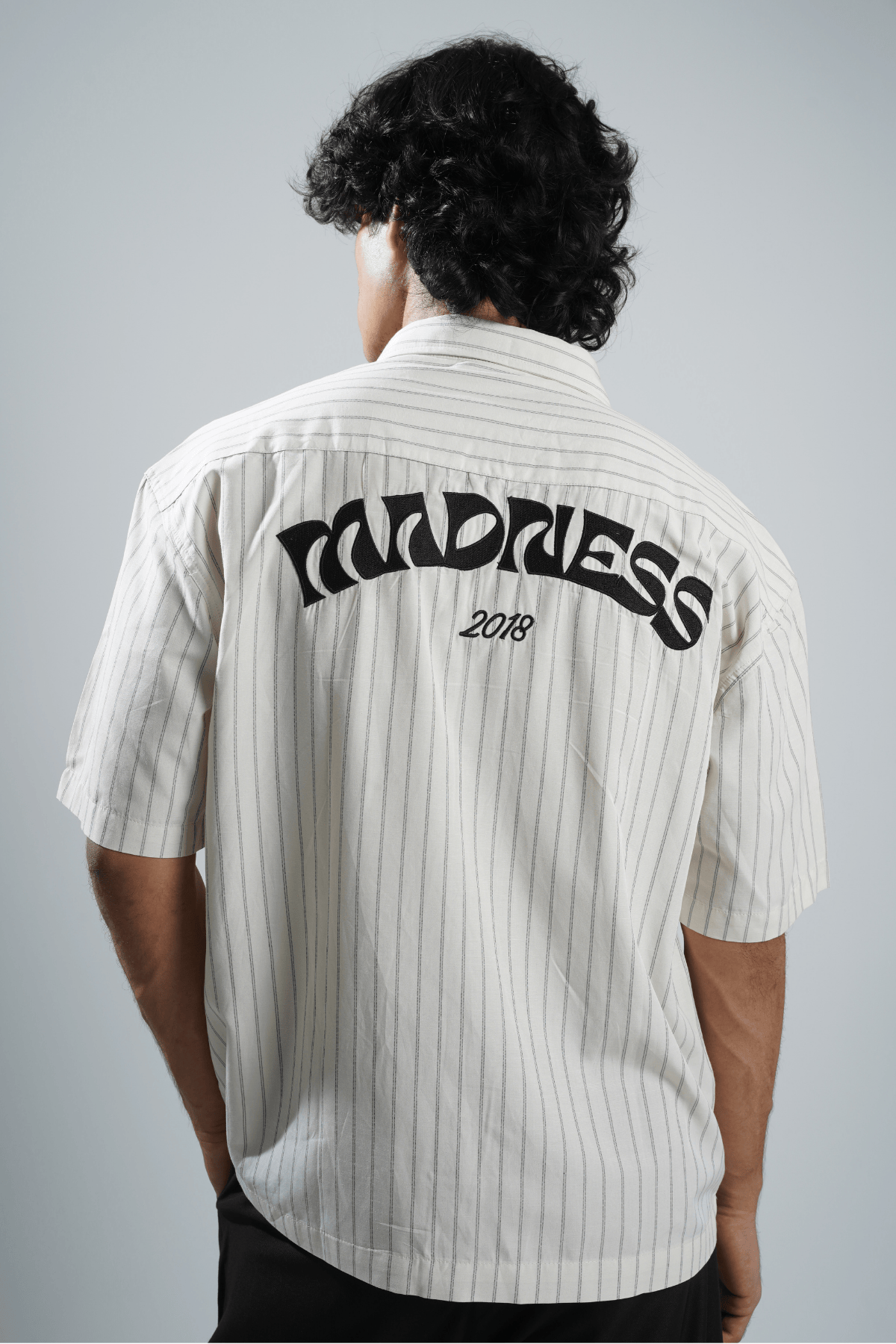 Mad Koffee Shirts Off-White Pinstripe