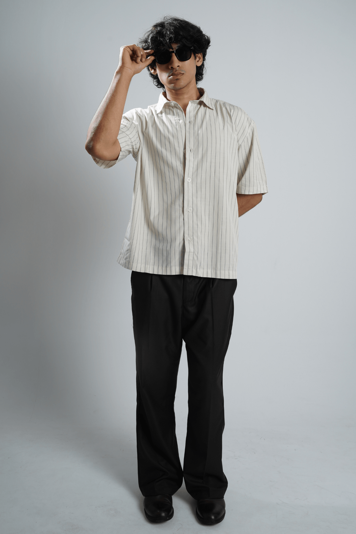Mad Koffee Shirts Off-White Pinstripe
