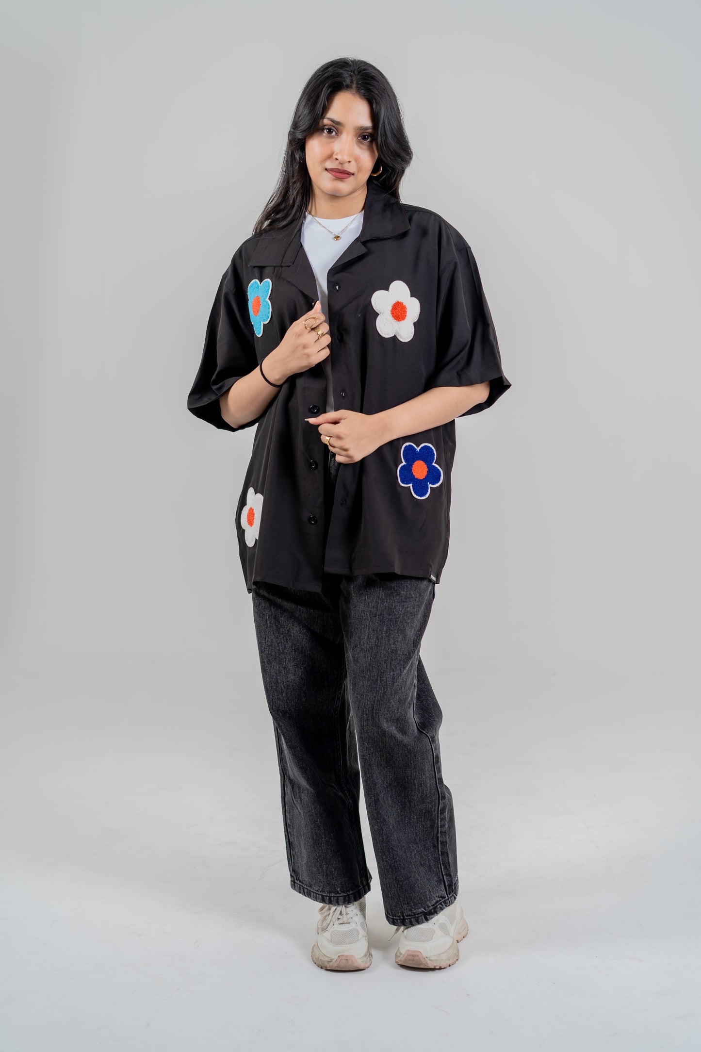 Mad Koffee Shirts Offbeat Patch Shirt - Black