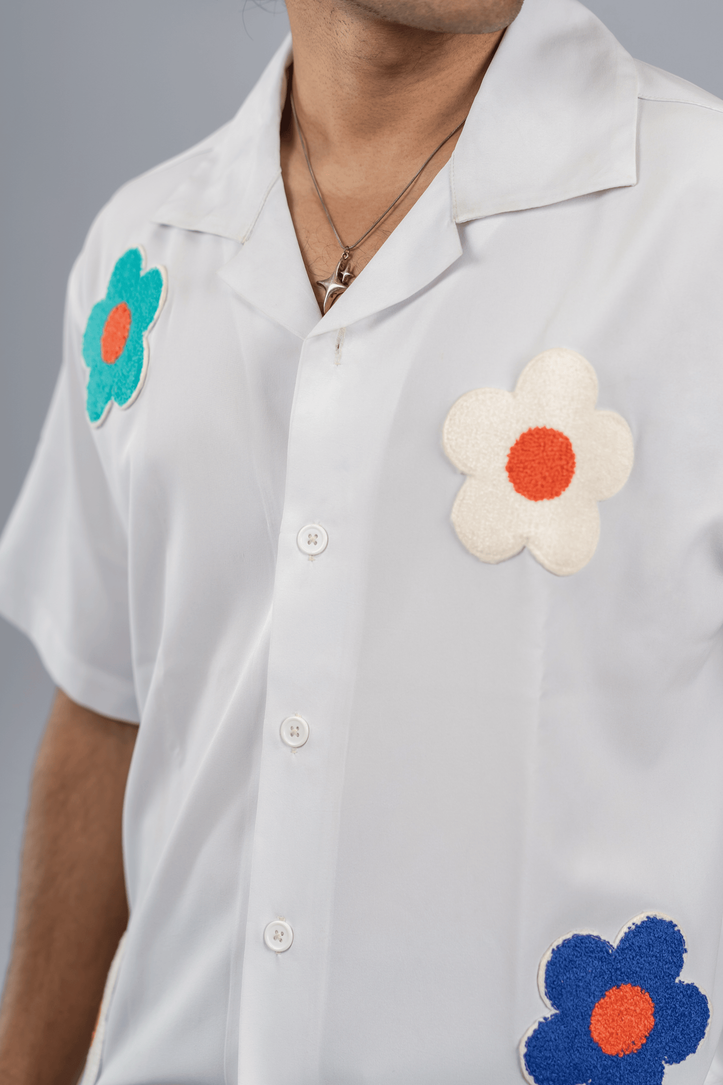 Mad Koffee Shirts Offbeat Patch Shirt - White