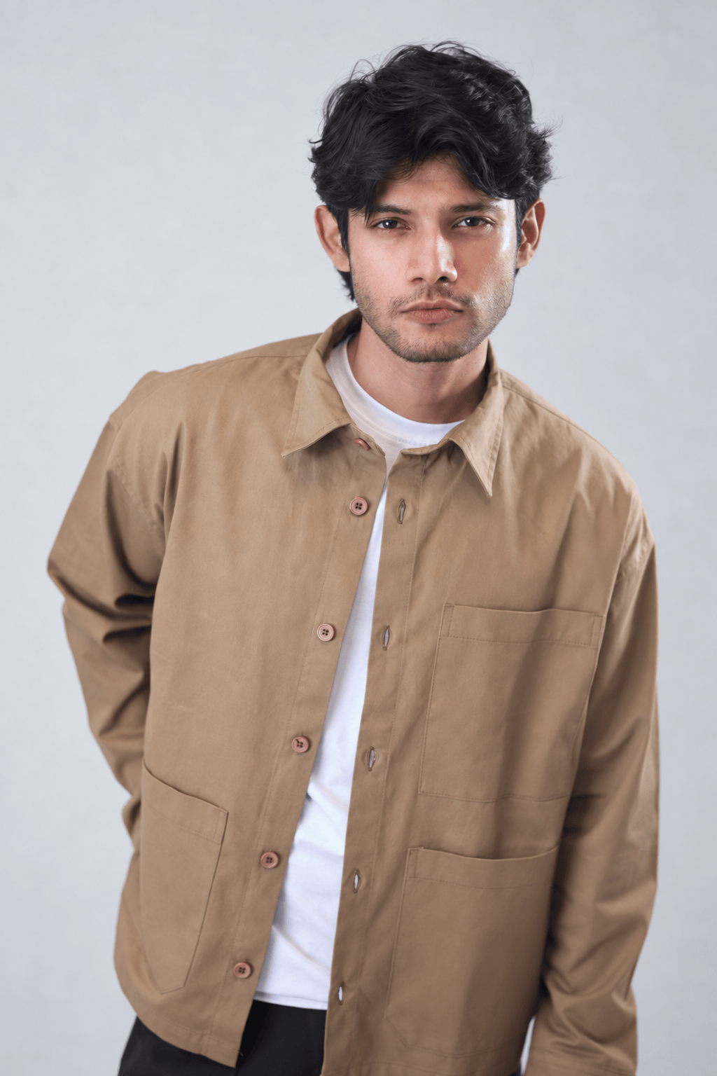 Mad Koffee Shirts Overshirt 3 Pocket - Warm Khaki