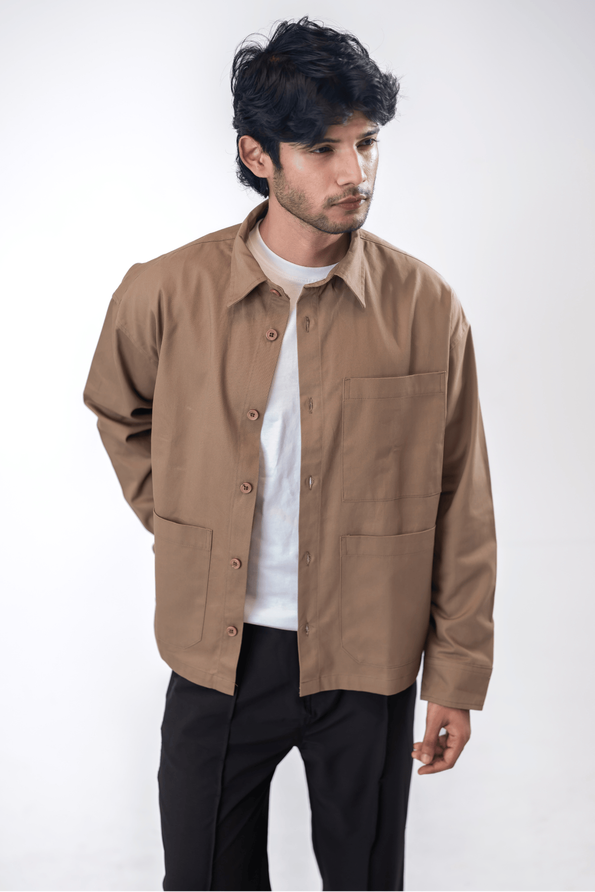 Mad Koffee Shirts Overshirt 3 Pocket - Warm Khaki