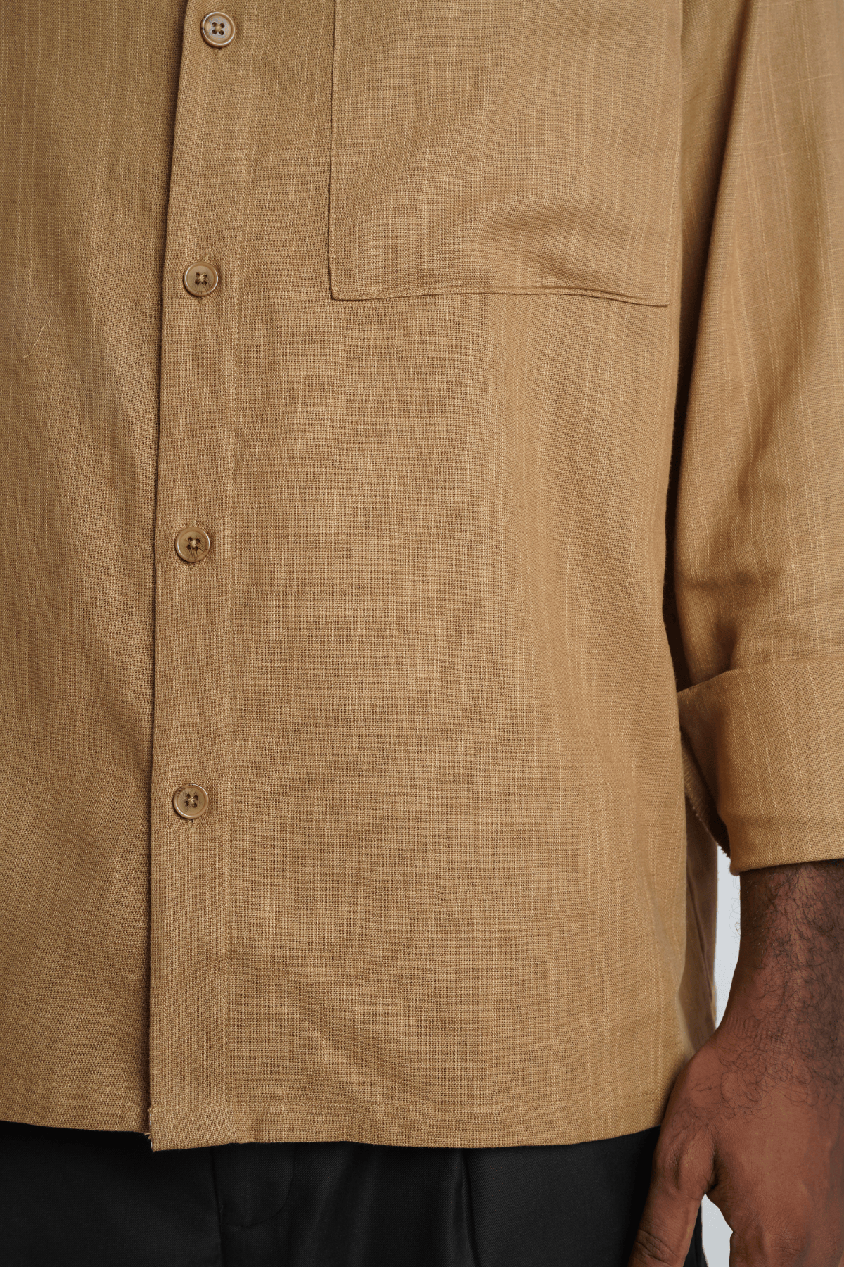 Mad Koffee Shirts Remi Cotton Boxy-Fit Shirt – Mocha