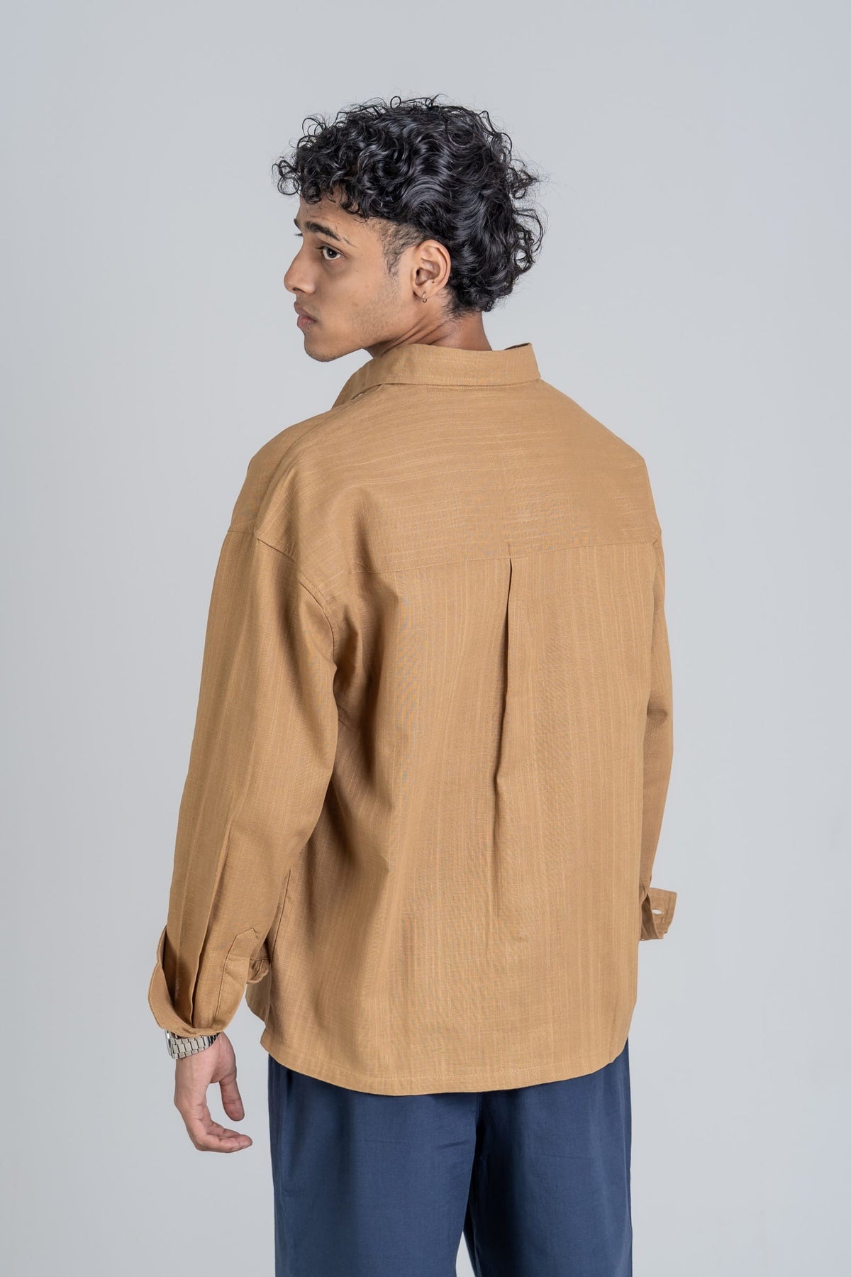 Mad Koffee Shirts Remi Cotton Boxy-Fit Shirt – Mocha