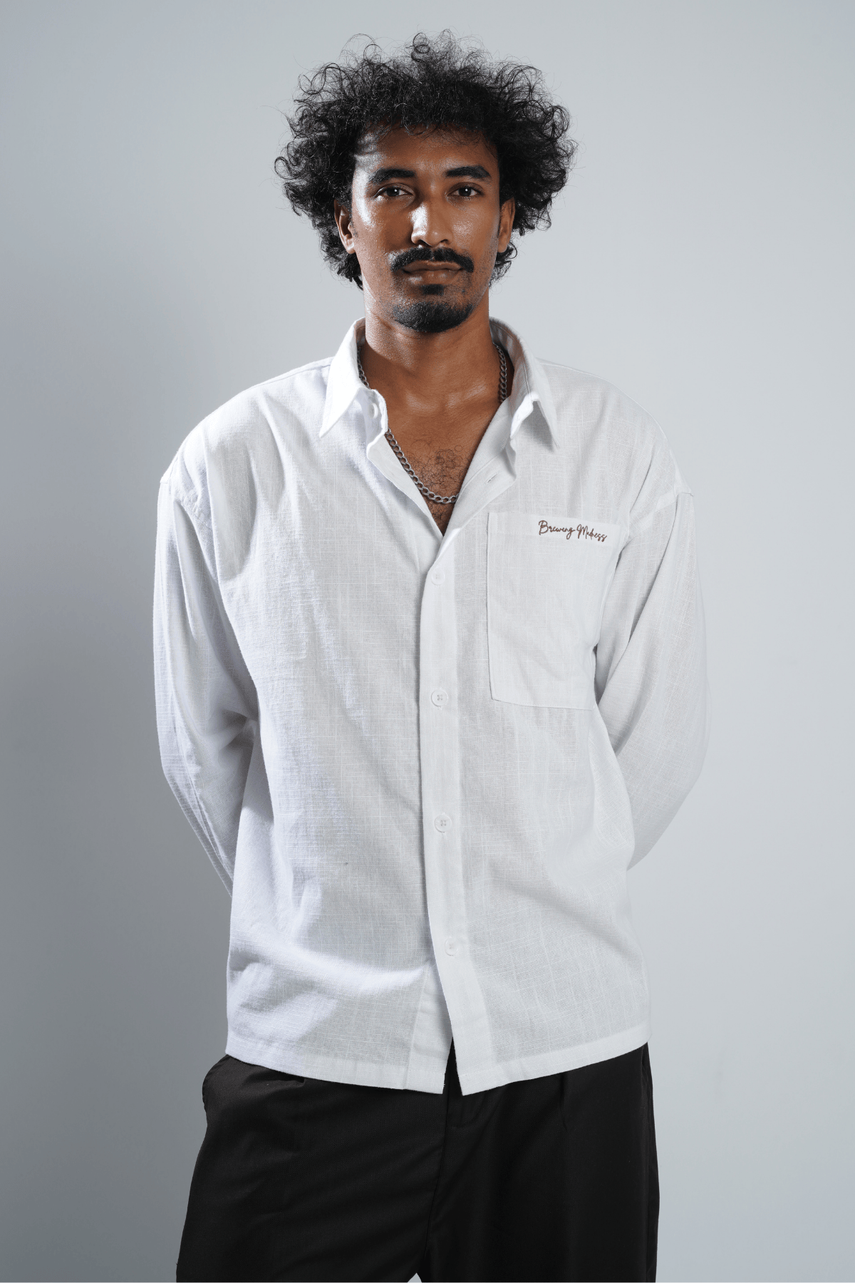 Mad Koffee Shirts Remi Cotton Boxy-Fit Shirt – Snow White