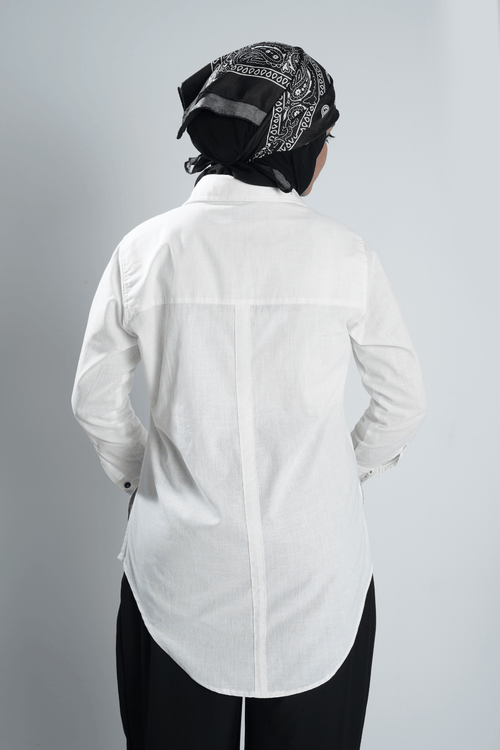 Load image 1 in gallery view. Mad Koffee Shirts Women’s Long Shirt - Bright White
