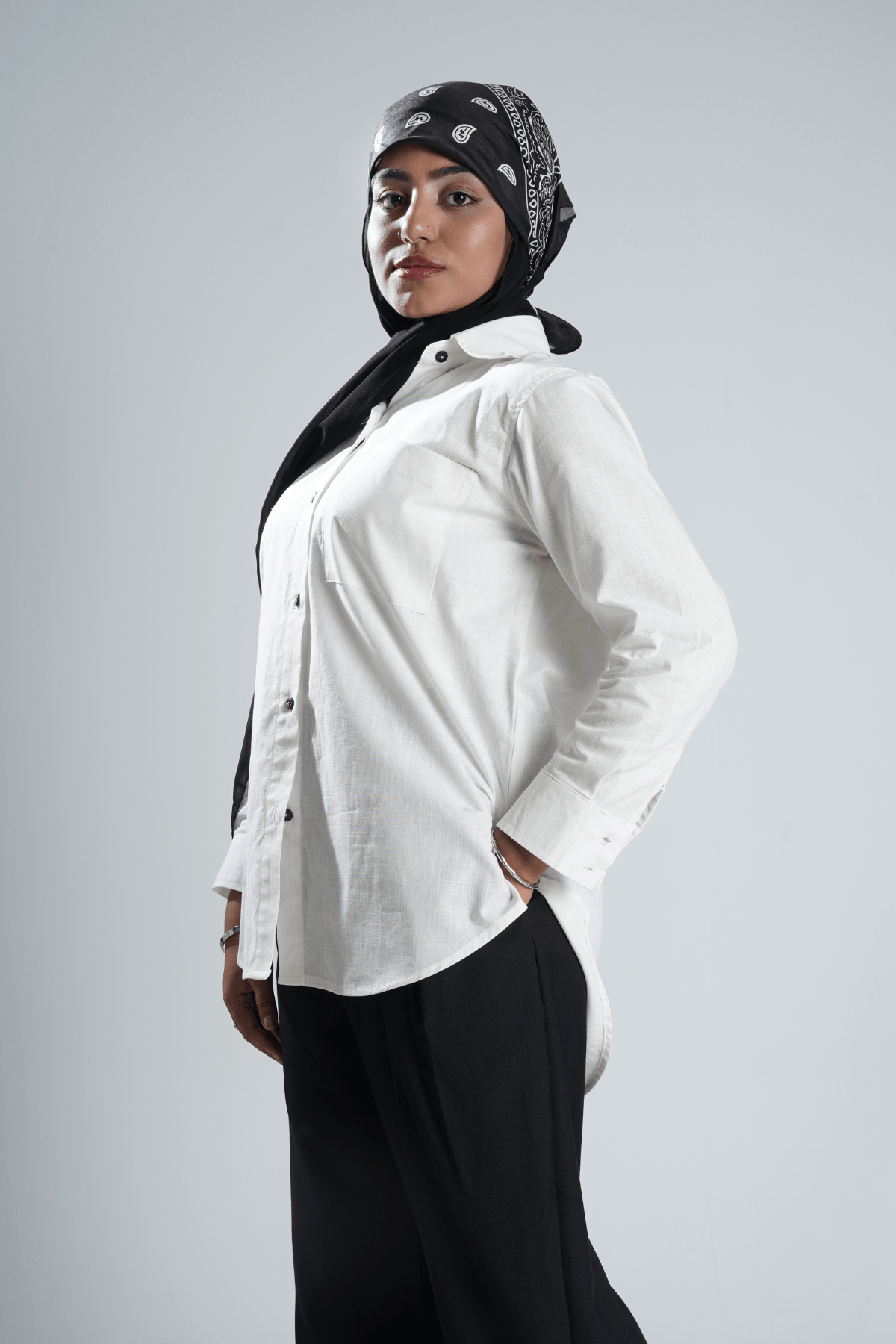 Mad Koffee Shirts Women’s Long Shirt - Bright White