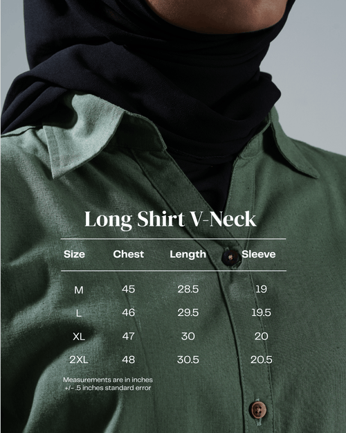 Load image 1 in gallery view. Mad Koffee Shirts Women’s V-Neck Long Shirt - Bottle Green